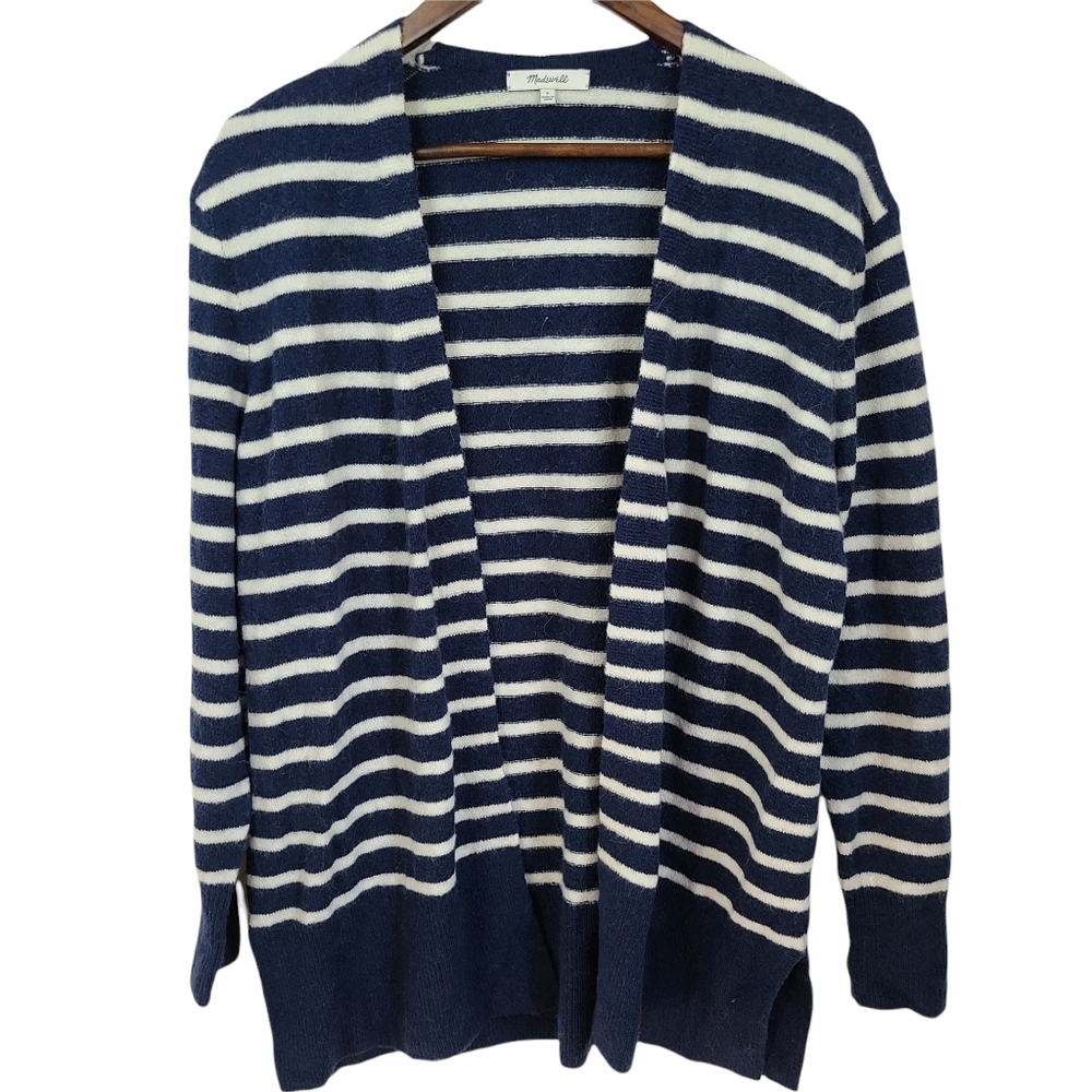 Madewell Wool Blend Open Front Cardigan Small